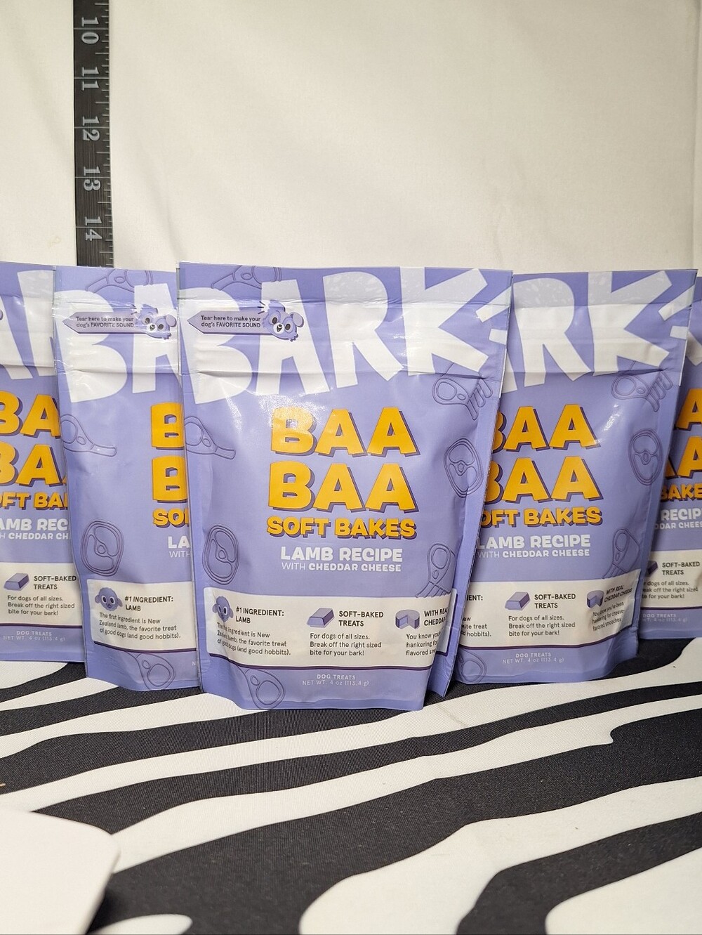 NWT Bark Baa Baa Soft Bakes Lamb Recipe Treats- 5 pack